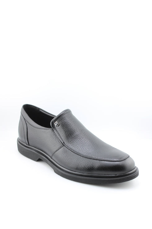 DFC Relax Men Pebble Grain Leather Slip-On Loafers